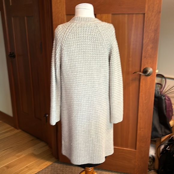 Madewell Wafflestitch Sweater Coat Cardigan Long w/ 2 Pockets XXS - Picture 10 of 10